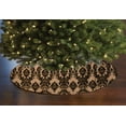thumbnail image 2 of Flocked Damask Pattern Tree Skirt Christmas Decoration 56" Round, 2 of 2