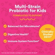 SmartyPants Kids Probiotic Supplement Gummies, 2 Billion CFU, Probiotic for Kids, Grape, 30 Ct