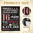 thumbnail image 6 of Sweet 16 Gifts for Girls, 16th Birthday Gifts for Girls, 16 Year Old Girls Birthday Gift Ideas, Gifts for 16 Year Old Girls, Teenager Girl Gift Ideas, 16 Birthday Decorations for Girls Blanket 50x60, 6 of 6
