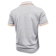 thumbnail image 5 of Kcolen Mens Polo Shirts Short Sleeve Men's Casual Business Color Block Ribbed Lapel Button Down T Shirt Comfortable Stylish Wear Summer Outdoor Basic, 5 of 9
