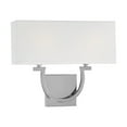 thumbnail image 3 of Polished Nickel Two Light Wall Sconce from the Rhodes Collection, 3 of 5