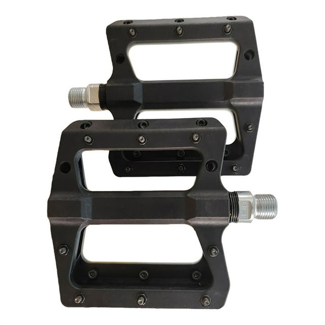 Sonducket Pack de 2 pedales de bicicleta a prueba de golpes Pedal de bicicleta 9/16 pulgadas sellado ciclismo montar soporte plataforma taco Ciclismo Negro