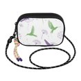 thumbnail image 2 of FORMRS Mini Crossbody Bag for Women Adjustable Rope Shoulder Casual Phone Purse, Purple Birds, 2 of 7