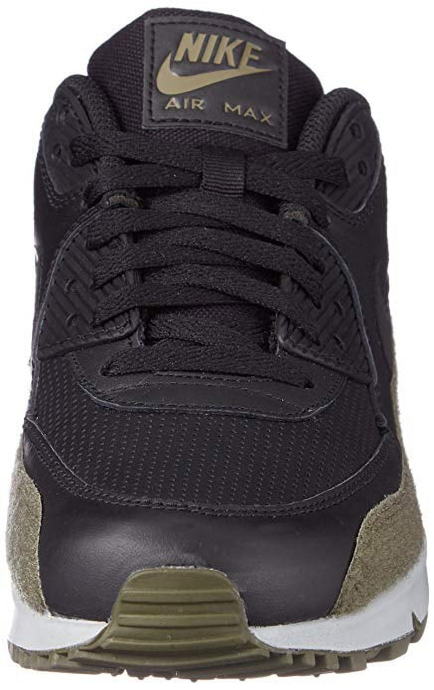 nike air max 90 leather black olive & sequoia