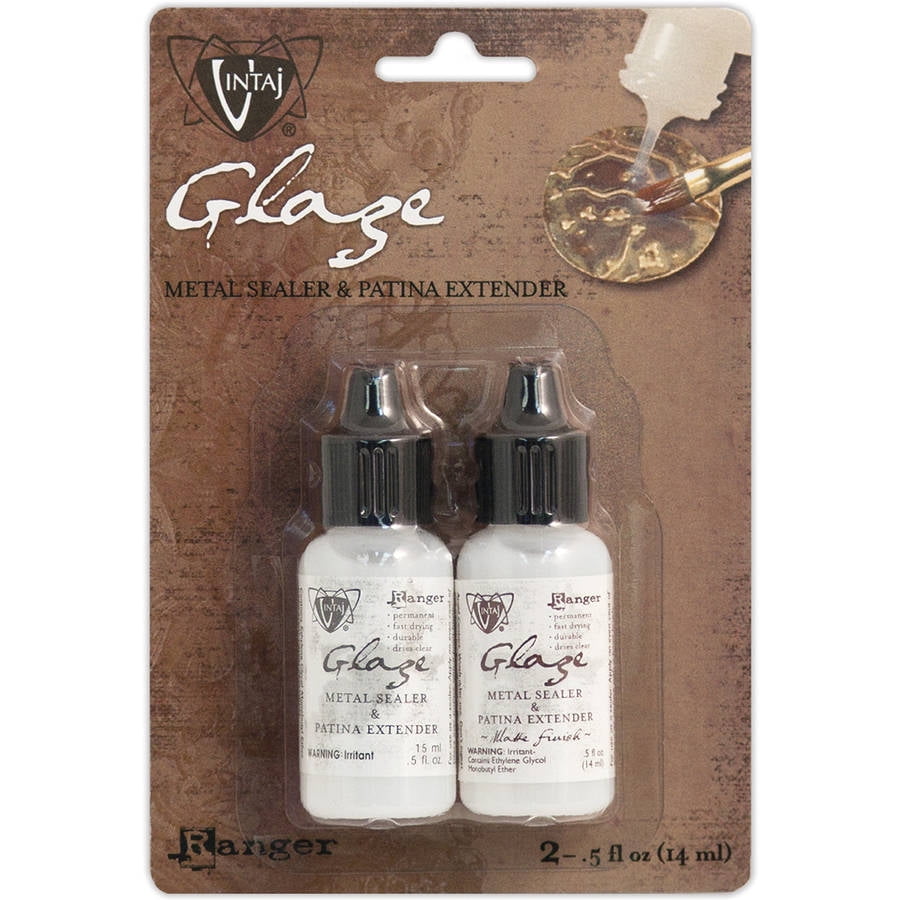 Vintaj Glaze Kit, .5 oz, Matte and Gloss