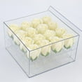 thumbnail image 4 of DOLITY Transparent Acrylic Rose Flower Box Wedding Flower Gift Box for Women Mom 16 16 16 Hole, 4 of 5
