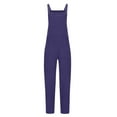 thumbnail image 5 of Weiqiqre Jumpsuits for Women Dressy Overalls Casual Summer Sleeveless Strap Loose Wide Leg Jumpsuits with Pockets, 5 of 9