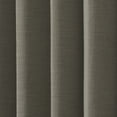 thumbnail image 4 of TWOPAGES Pinch Pleat Drape Cotton Blend Light Filtering Curtain for Bedroom, 1 Panel, 52"x108", Slate Gray, 4 of 6