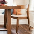 Natural Plank+Beam Solid Wood Dining Chairs, Modern Set of 2 for ...