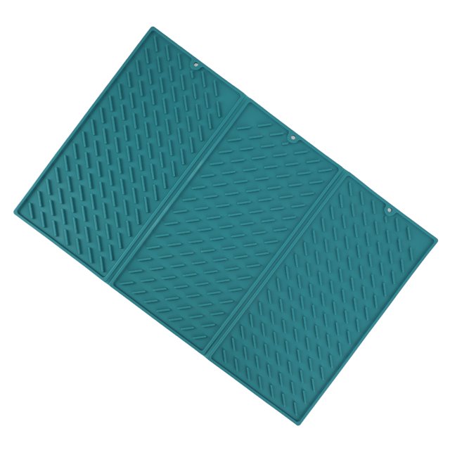 Silicone Drain Mat,Waterproof Collapsible Silicone Drainage Pad Non Slip Mat Dish Bowl Cup Drain Pad Coffee Bar Heat Resistance Pad For Kitchen Counter Sink