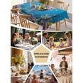 thumbnail image 3 of Funny Diving Pig Table Cloth, Waterproof Tablecloth for Rectangle Tables, Ocean Sea Coastal Coral Fish Marine Life Reusable Washable Fabric Table Cover for Restaurant Kitchen Dining Tables 60"x102", 3 of 7