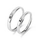 thumbnail image 1 of Anillo de plata sol y luna ajustable 925 para parejas, 1 of 1