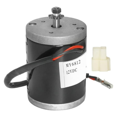 Brushed Motor DC 12V 120W Motor MY6812, Electric Scooter Motor with 7 Tooth 25H Sprocket Compatible with  E100, E125, E150 Electric Folding Scooters, E-Bikes, Mini Dirt Bike