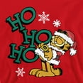 thumbnail image 2 of Garfield Ho Ho Ho Christmas Unisex Adult Crewneck Sweatshirt, Red, 3X-Large, 2 of 4