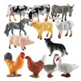 thumbnail image 2 of 12PCS Simulation Poultry Farm Animal Model Toy Mini Duck Horse Chicken PVC Figures Dolls Action Figurines Toys For Children Gift, 2 of 4