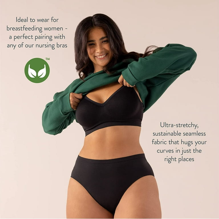 Bravado Designs Sustainable Panty | Mid-Rise | Seamless | Recycled Nylon,  Organic Cotton & Modal Blend | XS-XXL