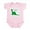 Petal Pink, variant on CafePress - Original Vegan Infant Bodysuit - Baby Light Bodysuit, Size Newborn - 24 Months