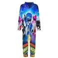 thumbnail image 5 of Power Rangers Hooded Union Suit Pajama Onesie Blanket Sleeper, 5 of 7