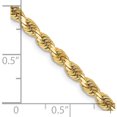 thumbnail image 3 of 14K Yellow Gold Jbsp's 3.25mm Diamond-Cut Rope Chain (20 X 3.25) Made In Peru, 3 of 5