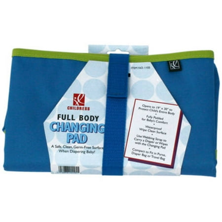 J.L. Childress Full Body Changing Pad, Blue/Green