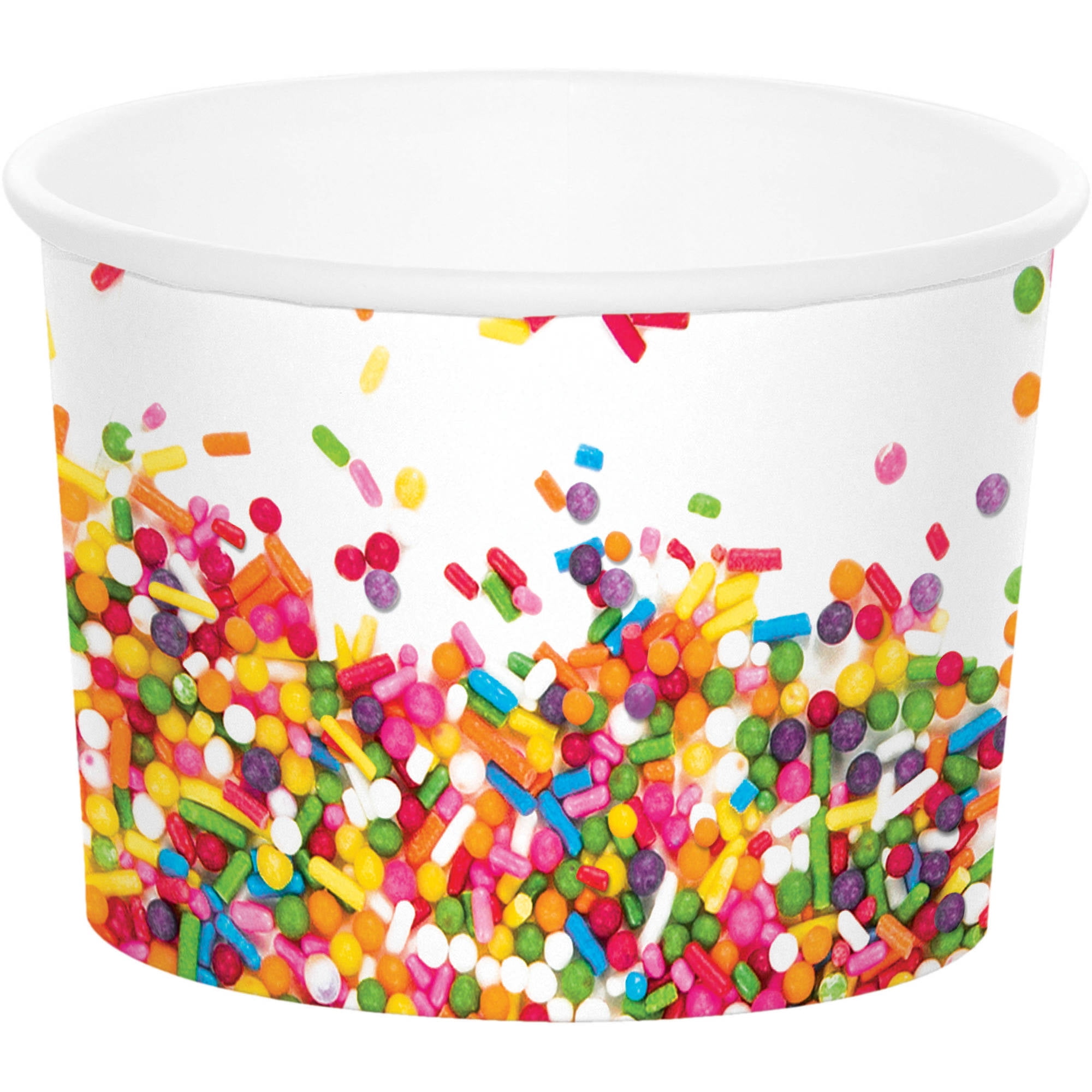 Confetti Sprinkles Paper Treat Cup, 6Pack