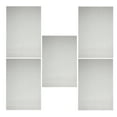 thumbnail image 1 of Furnish My Place Abstract Contemporary Striped Pattern Modern Plush Two Tone High Low Pattern Rug Carpet, Pet-Friendly Carpet, Made in USA - Iconic Ivory Cream, 2' x 3' Rectangle - Set of 5, 1 of 5