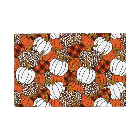 

Placemats Set Of 4 / 6 Various Pumpkins Placemats For Dining Table Indoor/Outdoors Heat Resistant Washable Placemats 18 X 12