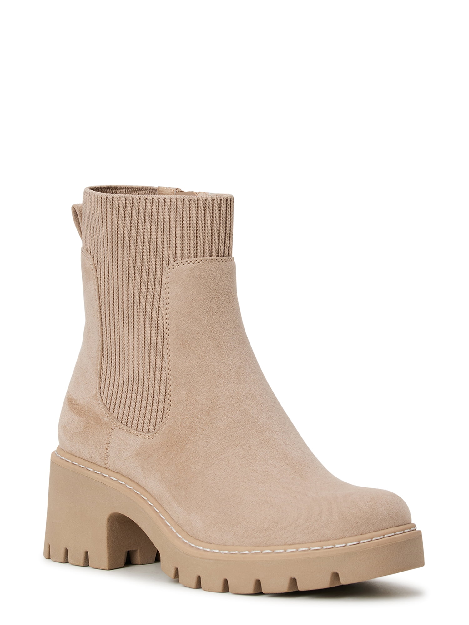 knit chelsea boots