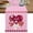 Cherry Pink, variant on Pink Valentines Day Cotton Linen Table Runner for Dining Kitchen, Love Hearts Romantic Farmhouse Wedding Outdoor Party Tablerunners Decoration, Dresser Scarf Coffee Tablecloth Runners 13x36 Inches