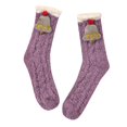 thumbnail image 1 of FhsagQ Chaussettes Grande Taille pour Hommes Chaussettes Épaisses Automne et Hiver Chaussettes Mignonnes Dessin Animé Tube Moyen Chaussettes de Noël Chaussettes de Sol Maison Chaussettes Rouges pour Hommes Épaisses Violettes B, 1 of 3