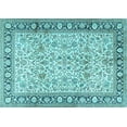 thumbnail image 1 of Ahgly Company Indoor Rectangle Persian Light Blue Traditional Area Rugs, 7' x 10', 1 of 4