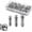 30pcs, variant on Button Rivet Locking Nuts Set, Expandable Petal Nuts for Thin Panels, M4/M5/M6 Carbon Steel