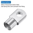 thumbnail image 4 of Gas Spring Strut M8 Joint End Fitting Female Threaded Connectors Steel Silver Tone, 9Pcs, 4 of 5