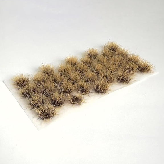 32pcs 8mm Tall Diorama-Flowers-Grass Miniature Bushes Brownish Yellow Static-Grass for Model-Train-Scener Wargaming-Terrain ,Dioramas & DIY Crafts