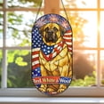 thumbnail image 7 of Pawberry 250 Years of America Stained Glass Suncatcher, 1776-2026 US 250th Anniversary Suncatcher, 7 of 7