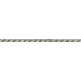 thumbnail image 3 of Sterling Silver Rhodium-Plated 2.5mm Diamond-Cut Rope Chain (28 X 2.5) Made In Italy qdc055r-28, 3 of 5