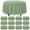 Sage Green Round-12pcs, variant on 6pcs 84inch Beige Tablecloths For Round Tables Disposable Plastic Table Cloth Waterproof Cream Cover Birthdays Weddings Anniversary Party Decorations