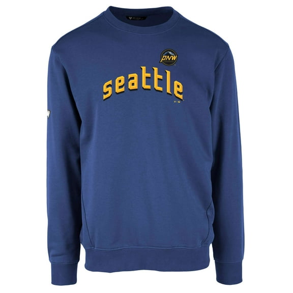 Men's Levelwear Royal Seattle Mariners City Connect Zane Core Logo Pullover Sweatshirt