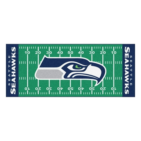 Seattle Seahawks Embroidered Football - Seattle Seahawks Football Field Runner