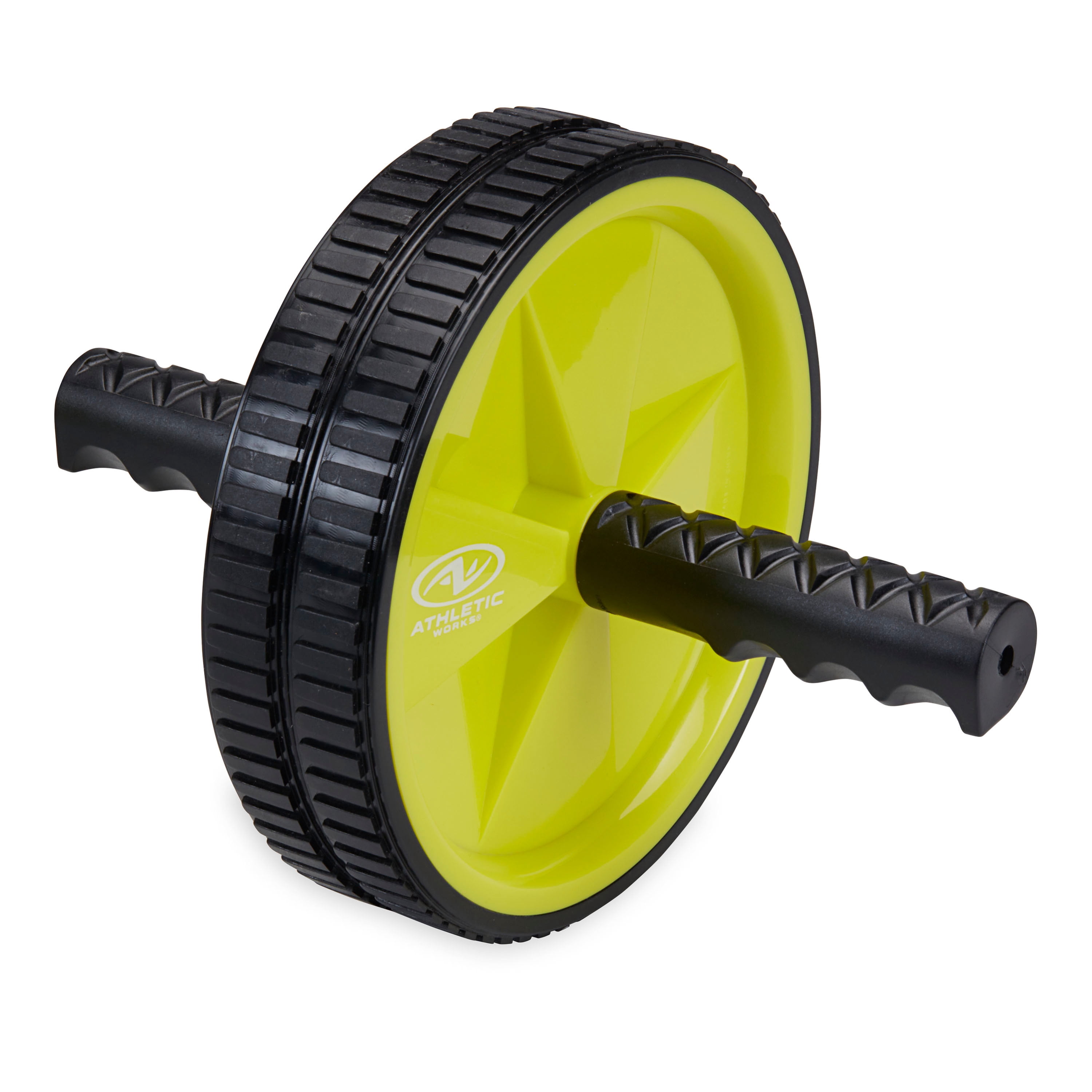 Athletic Works Home Gym Kit, Includes Resistance Tube, Ab Wheel, Jump Rope and Push-Up Bars