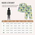 thumbnail image 4 of Pofeuu Shell Clam Print Womens Pajamas Set Long Sleeve Sleepwear Button Down Nightwear Soft Pj Lounge Sets Button Down Pajamas Women-Medium, 4 of 7