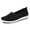 Black, variant on Viluyesy Womens Flat Sneaker, Soft Sole Low Vamp Non-slip Strolling Comfort Shoes Pink US5.5