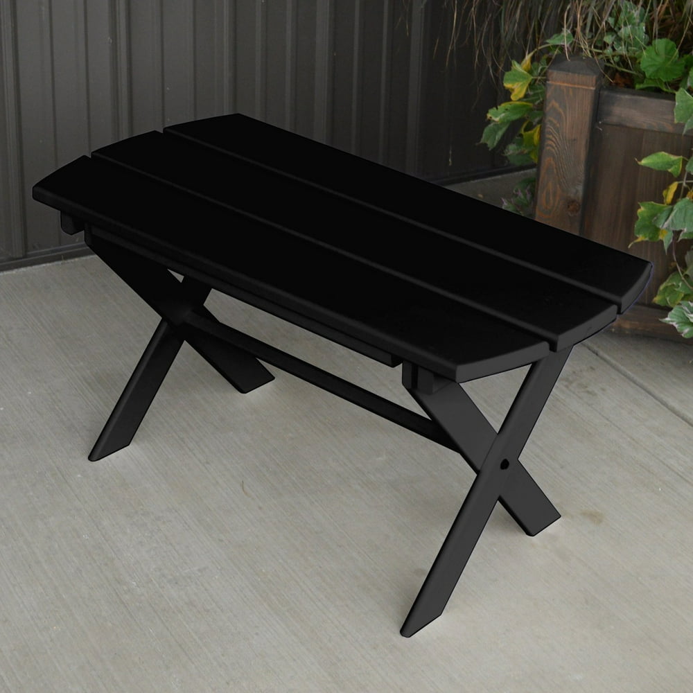 A & L Furniture Yellow Pine Folding Coffee Table