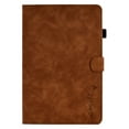 thumbnail image 6 of SaniMore for Samsung Galaxy Tab A8 10.5" 2022 SM-X200/X205 Case, PU Leather Case Soft TPU Back Auto Wake/Sleep Card Slots Pen Holder Kickstand Magnetic Full Protective Wallet Case, Brown, 6 of 10