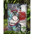 thumbnail image 3 of Carolines Treasures PPP3162GF Schnauzer Christmas Letter to Santa Flag Garden Size  Small multicolor, 3 of 3
