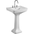 thumbnail image 1 of 24" x 18.75" Rio Rectangular Pedestal Basin - White, 1 of 2