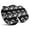Black-369, variant on Premium Galaxy Pattern Memory Foam Seat Cushion Ergonomic Chair Pad for Office Chair, Car, Airplane & Bleachers Sciatica, Tailbone Hip & Back Pain Relief - Chair Cushion for Long Office Workers.