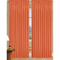 thumbnail image 1 of RT Designers Collection PNN03159 Panneau de Rideau en Faux Soie Nikki 54 x 84 Po. Poche pour Tringle, Orange Néon, 1 of 2