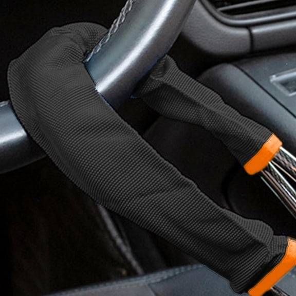 Car Steering Wheel Locks Portable Steering Wheel Anti-Theft Device Sturdy Steering Wheels Car Lock Theft Prevention with 3 Keys for Car Vehicles Truck SUV Van (Black)