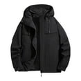 thumbnail image 3 of Rain Jacket for Women Men Fall Outdoor Windproof Waterproof Lightweight Breathable Zip Up Hooded Jackets Windbreaker, 3 of 7